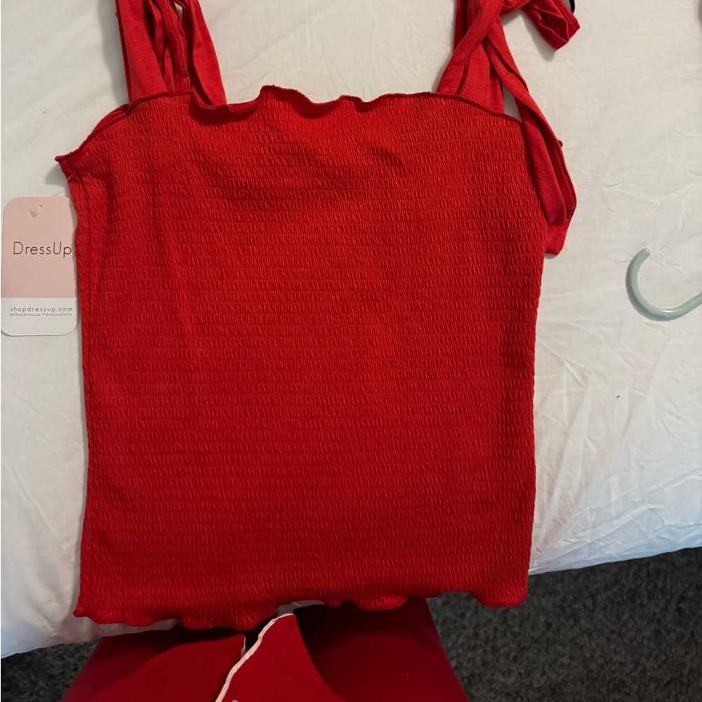 Smocked top- from Dress Up boutique- size large